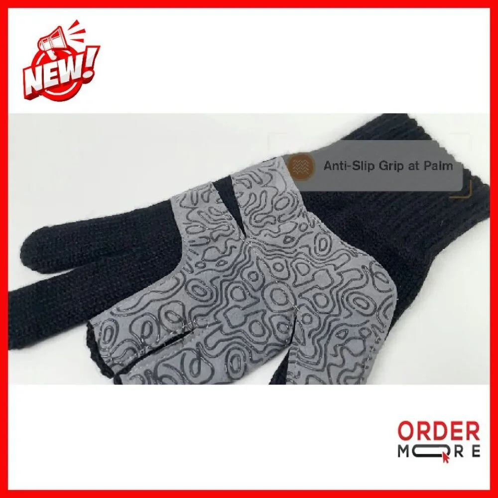 Merino Wool Fingerless Gloves 3-Cut Design Cold Weather Outdoor